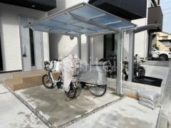 サイクルポート 自転車バイク屋根 LIXIL ネスカF ミニ フラット屋根