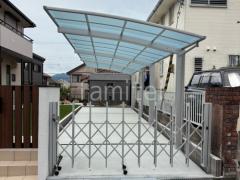 片開き 伸縮門扉 LIXIL アルシャインII L型 Aタイプ
