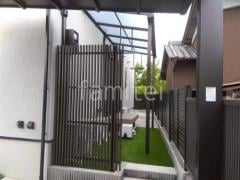 1階テラス屋根 (雨除け) YKKAP ソラリアF フラット屋根 スタンダード 壁付
