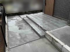 玄関ポーチ階段 床タイル貼り LIXIL ベスパ