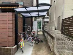 サイクルポート 自転車バイク屋根 LIXIL ネスカF ミニ フラット屋根