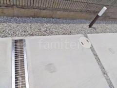 防犯砂利敷き バラス砕石 防草シート加工