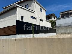 アルミ形材 フェンス LIXIL AB YS3型 横スリット3 目隠し ブロック塀 (化粧ブロック) 太陽エコブロックス 普通CB