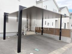 カーポート2台(ワイド) ツイン LIXIL カーポートSC フラット屋根 吊り下げ屋根